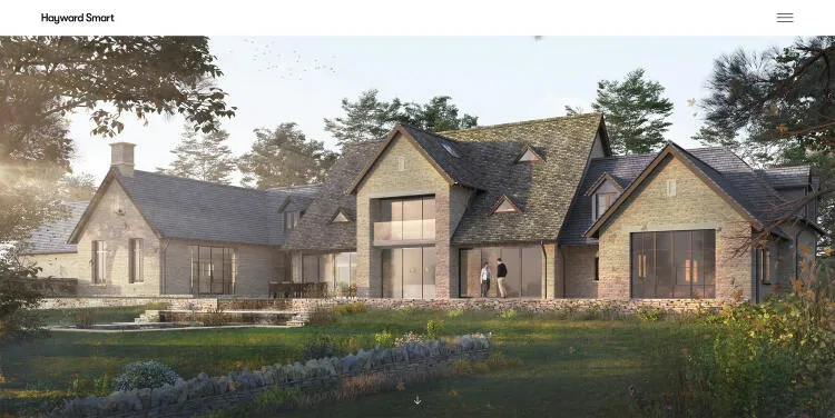 Home page of Hayward Smart website