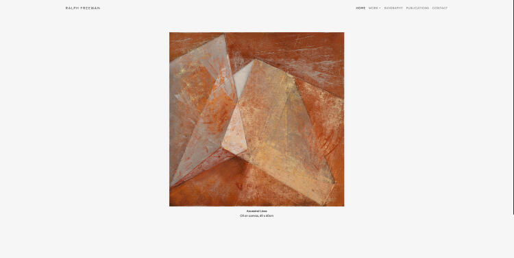 Home page of Ralph Freeman website