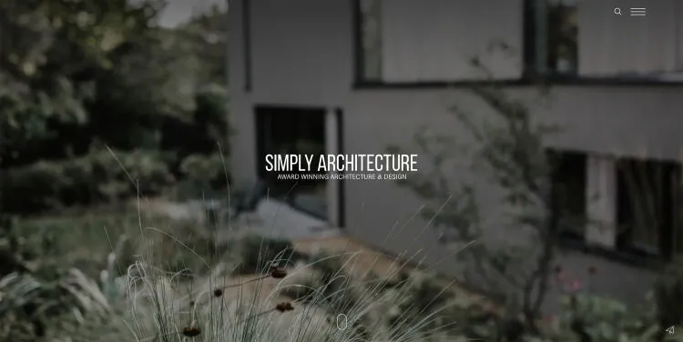Home page of Simply Architecture website