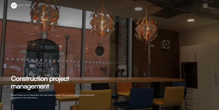 Home page of Rockall Projects website