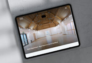 mockuuups ipad pro mockup placed on marble surface with shadows