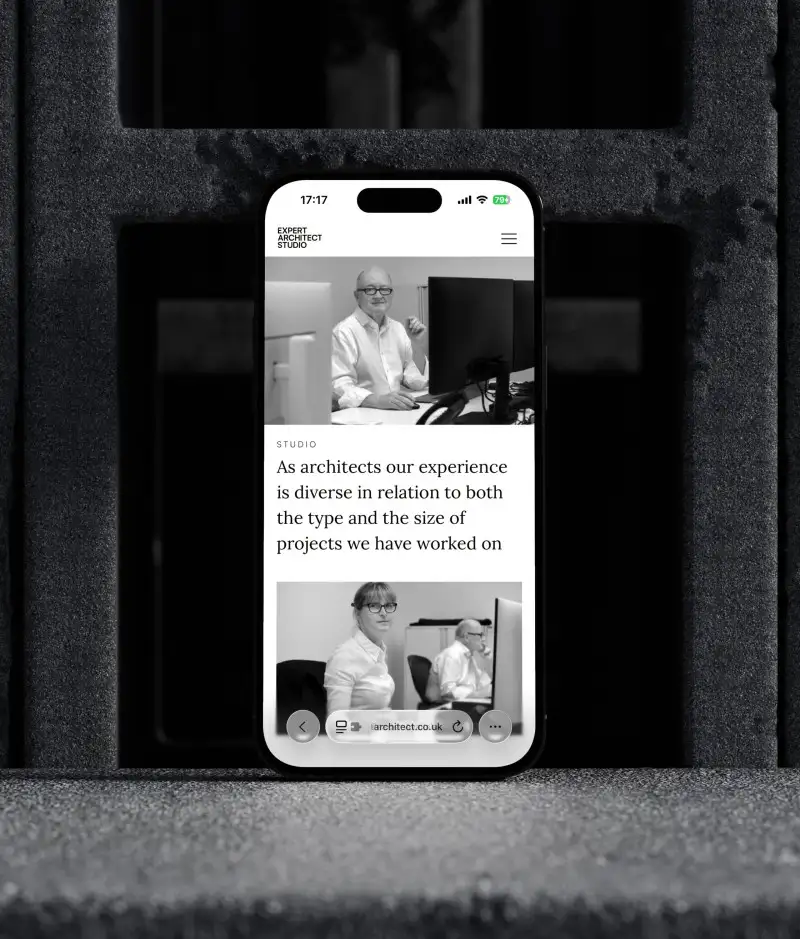 mockuuups iphone 16 mockup with concrete blocks backdrop