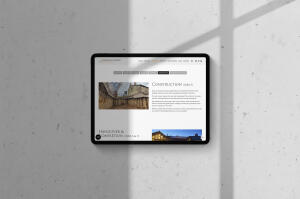 mockuuups ipad pro mockup on light background landscape shadow 1