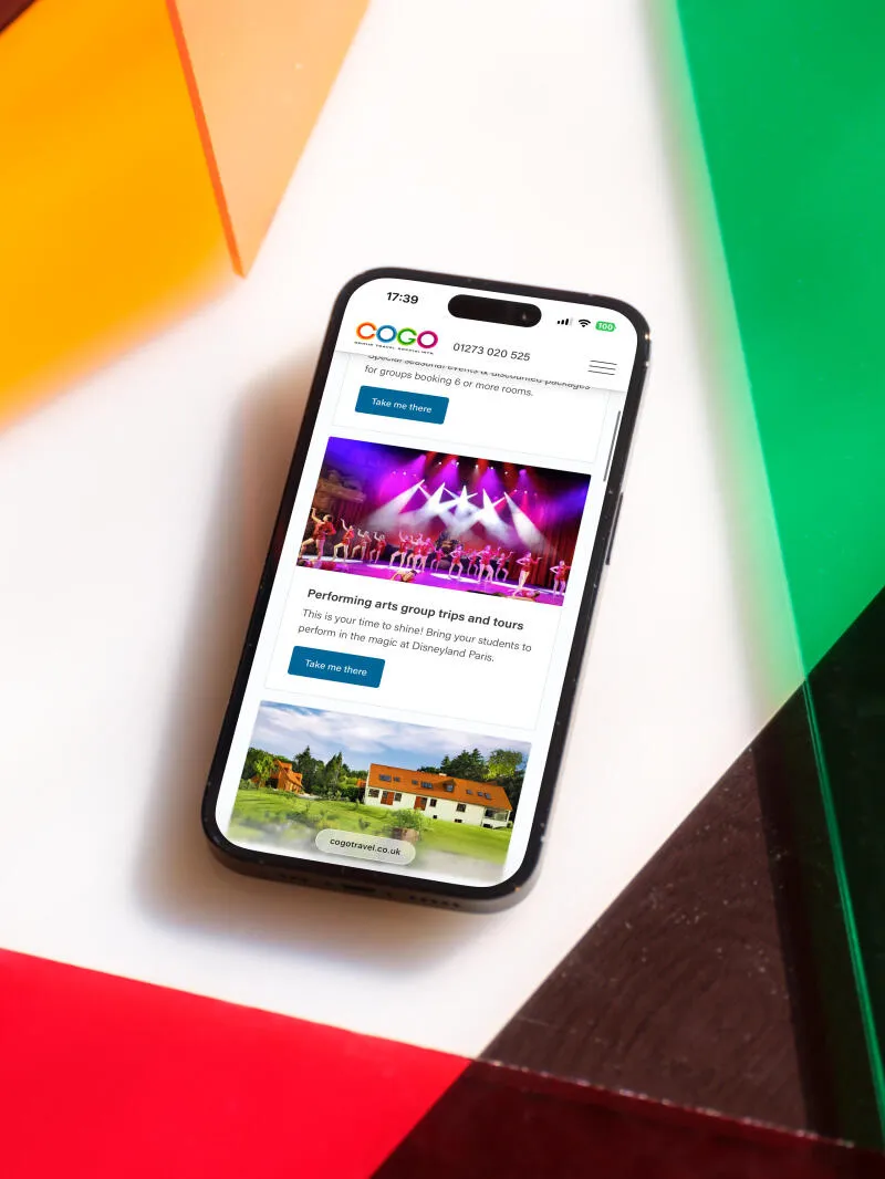 mockuuups iphone mockup on multicolored background