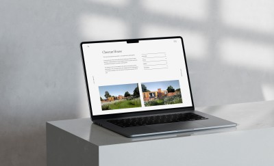 mockuuups macbook pro mockup on a polished marble surface