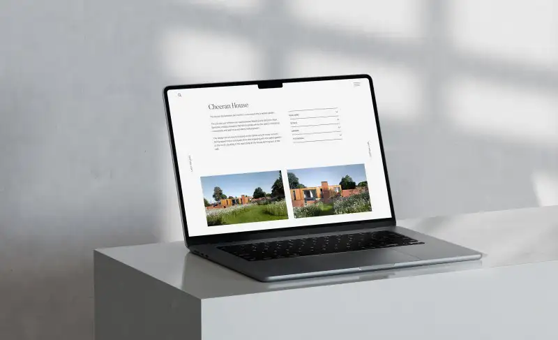 mockuuups macbook pro mockup on a polished marble surface