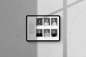 mockuuups ipad pro mockup on light background landscape shadow 1