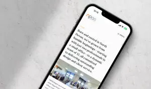 mockuuups detailed view on smartphone mockup