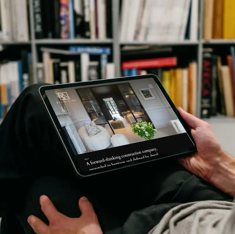 mockuuups ipad air mockup on a users lap